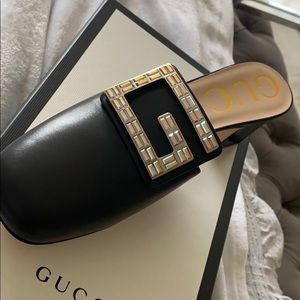 Gucci Leather Upper and 80 Malaga Kid Nero